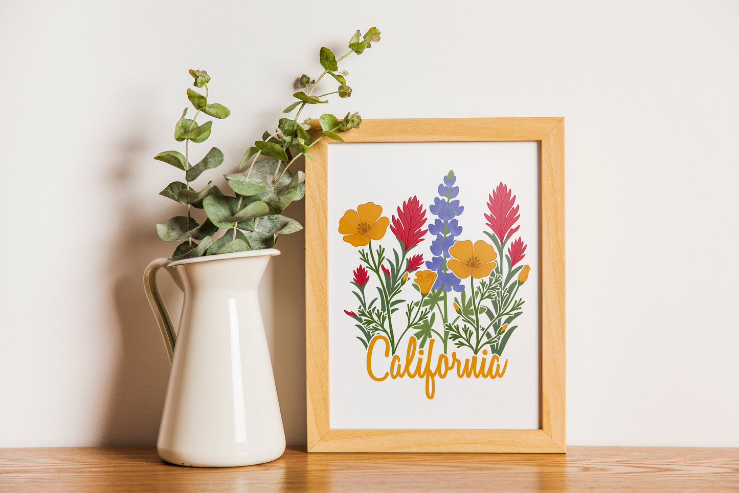 California Wildflower Poster