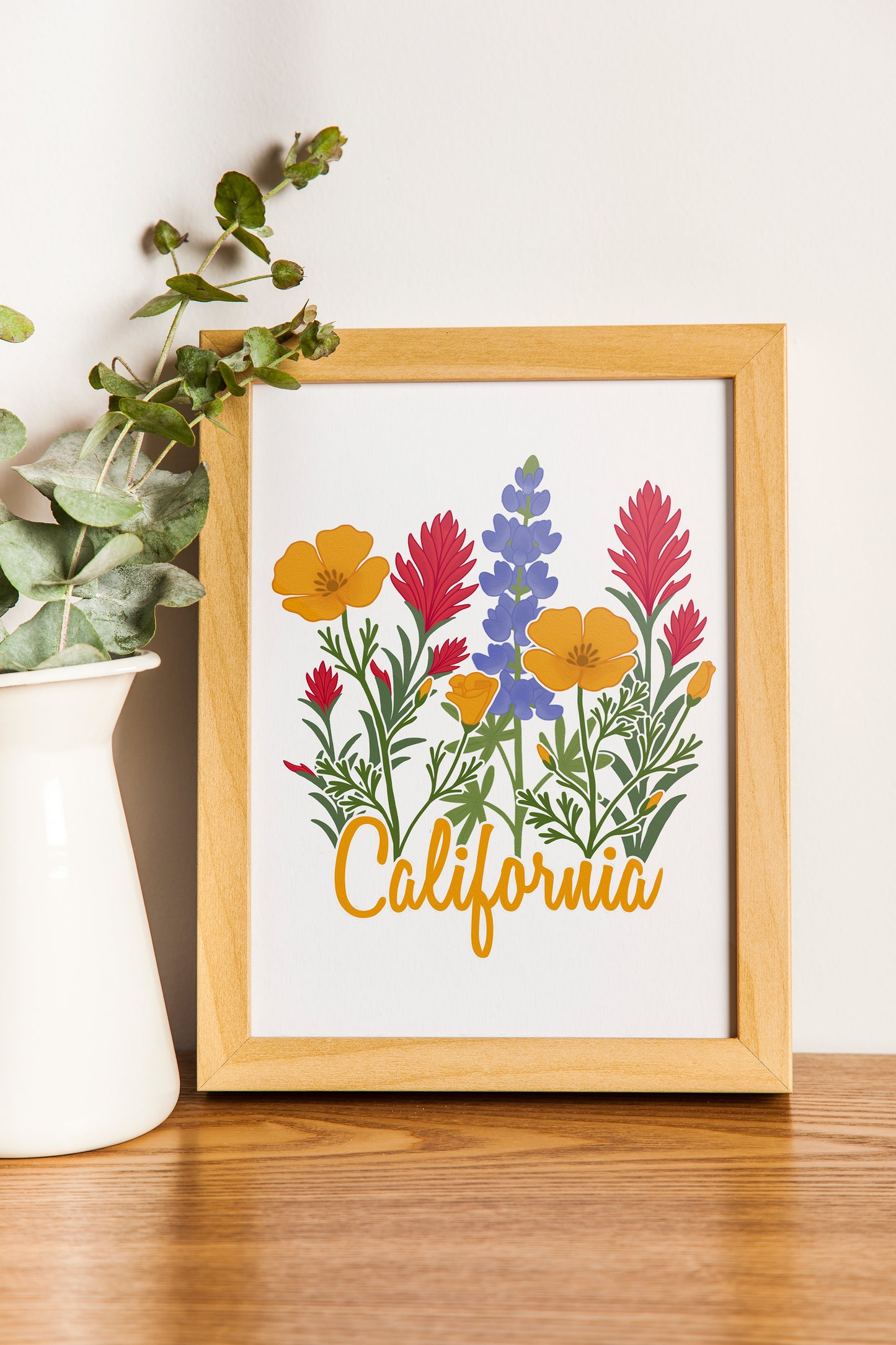California Wildflower Poster