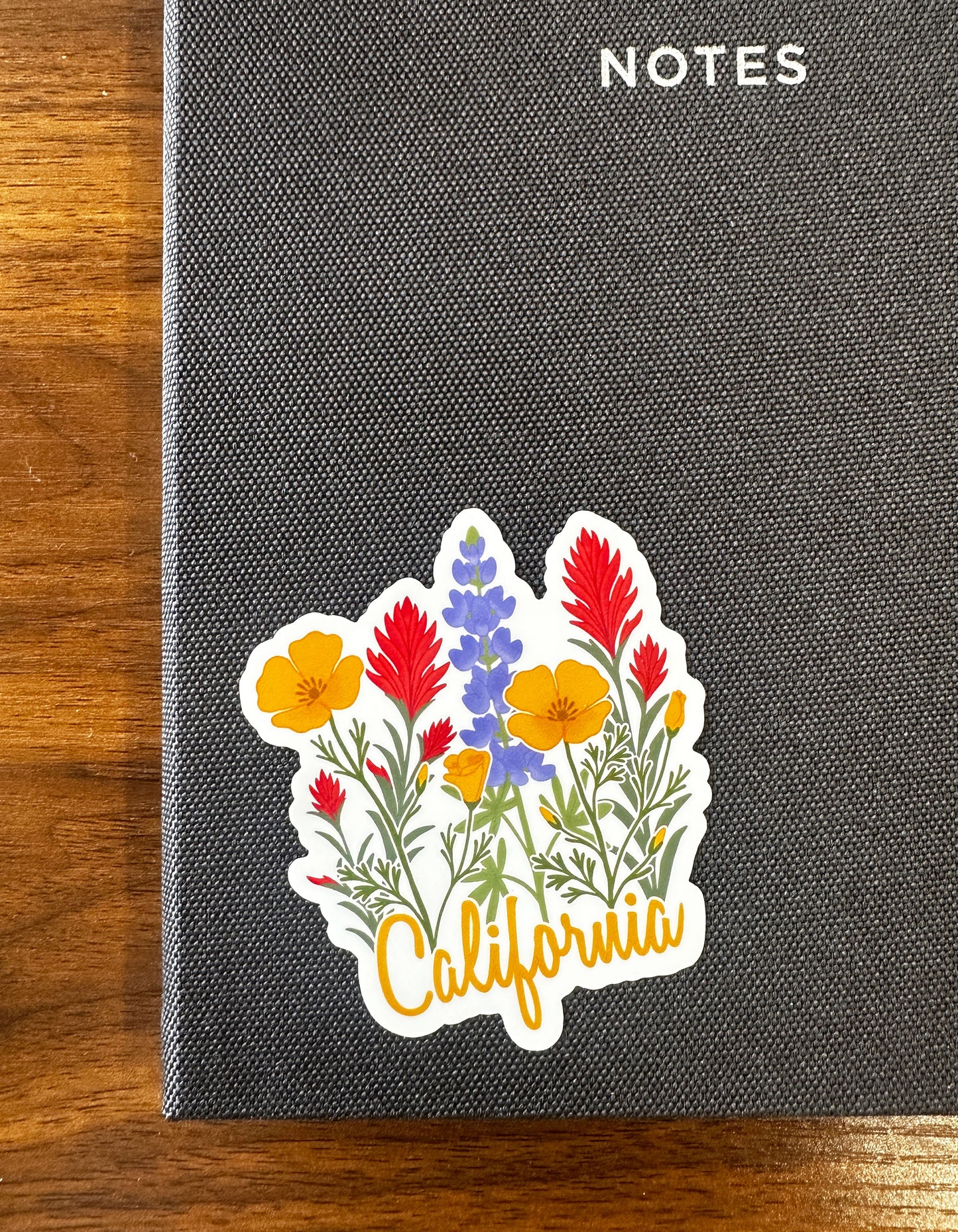 California State Wildflower Vinyl Sticker