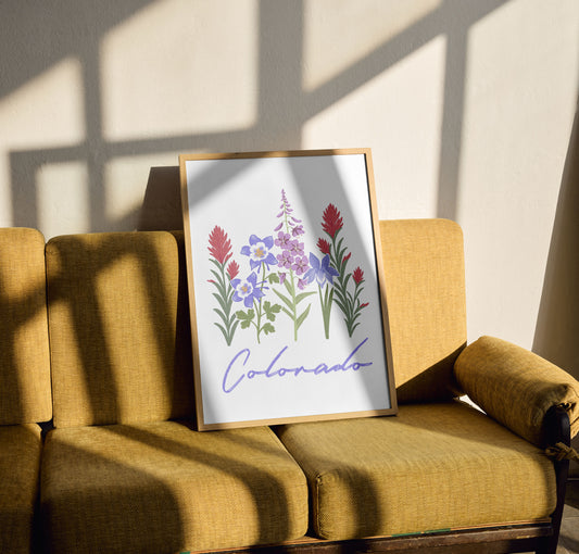 Colorado Wildflower Poster