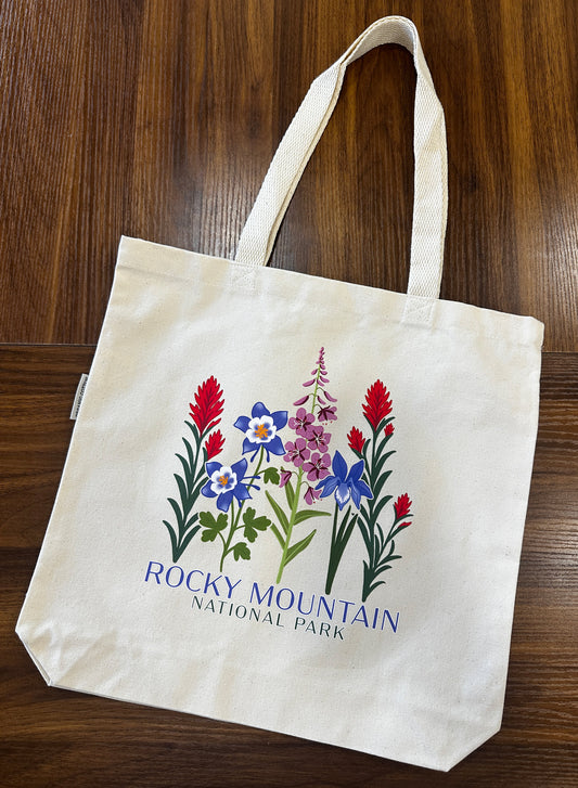 Rocky Mountain National Park Wildflower Tote Bag