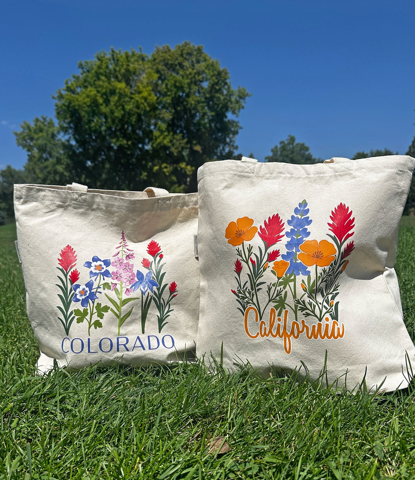 California Wildflower Tote Bag