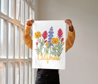 California Wildflower Poster